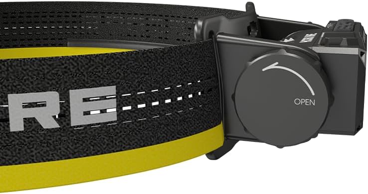 Nitecore HC65 UHE 2000 Lumen Heavy Duty Metal Headlamp, USB-C Rechargeable with White, Red, and Reading Lights Sticker for Camping, Hiking, Hunting, and Industrial Works