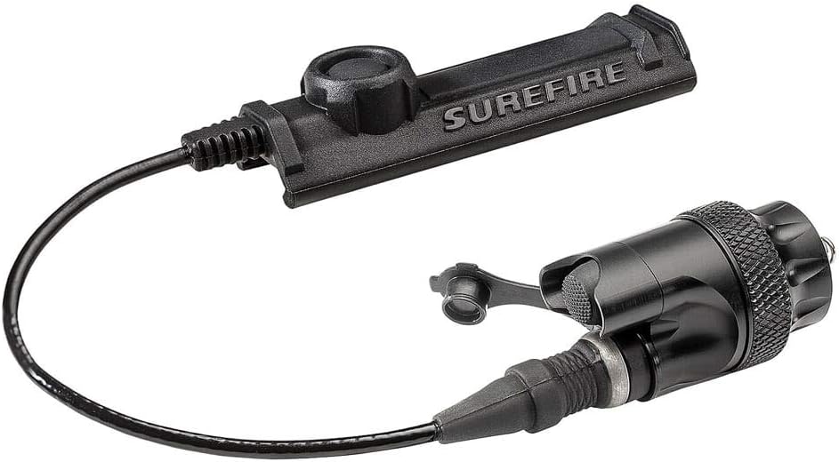 SureFire Mil-Spec Rear Dual Switch Assembly for Scoutlight WeaponLights with Click Switch and Switch-Socket, Includes SR07 Remote Activation Switch, Black
