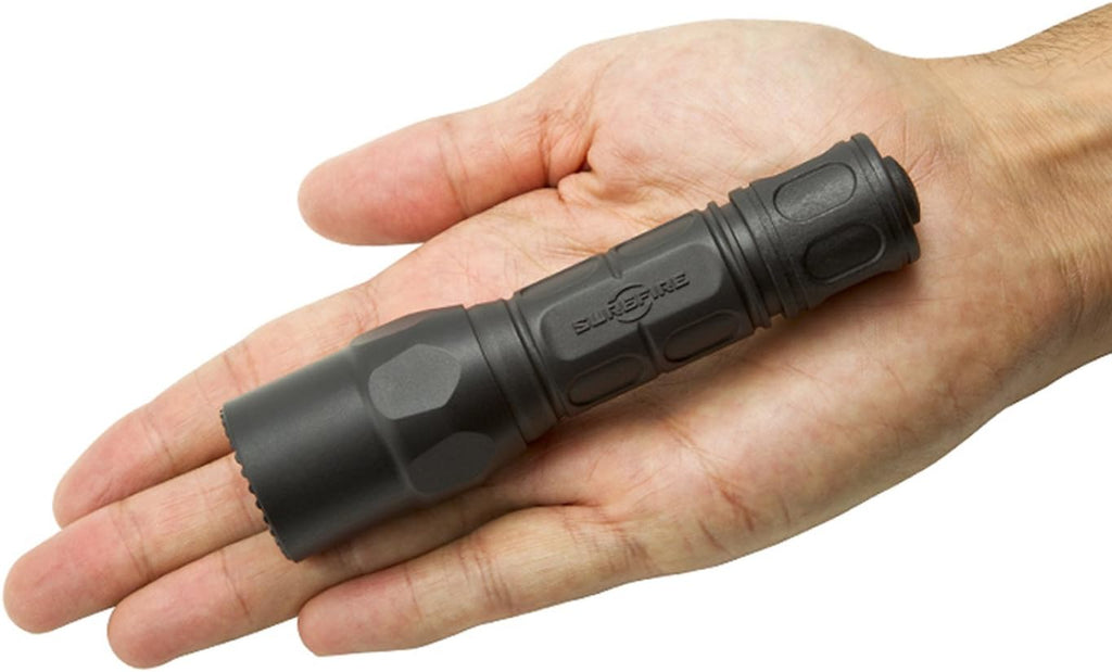 SureFire G2X Tactical 600 Lumen EDC Flashlight Bundle with 4x Extra Surefire CR123A and Lightjunction Battery Case