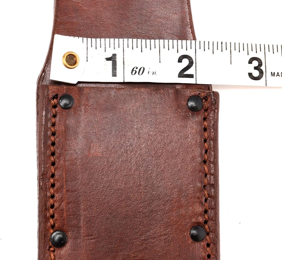 World War Two Style Brown Leather Sheath for US Navy Mark 2 MK 2 or Ka-Bar Knife
